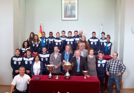 A Deputación da Coruña recibiu ao Club Halterofilia Coruña